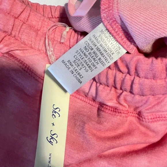 NEW! She + Sky Tie Dye Ombre Joggers - Picture 7 of 7